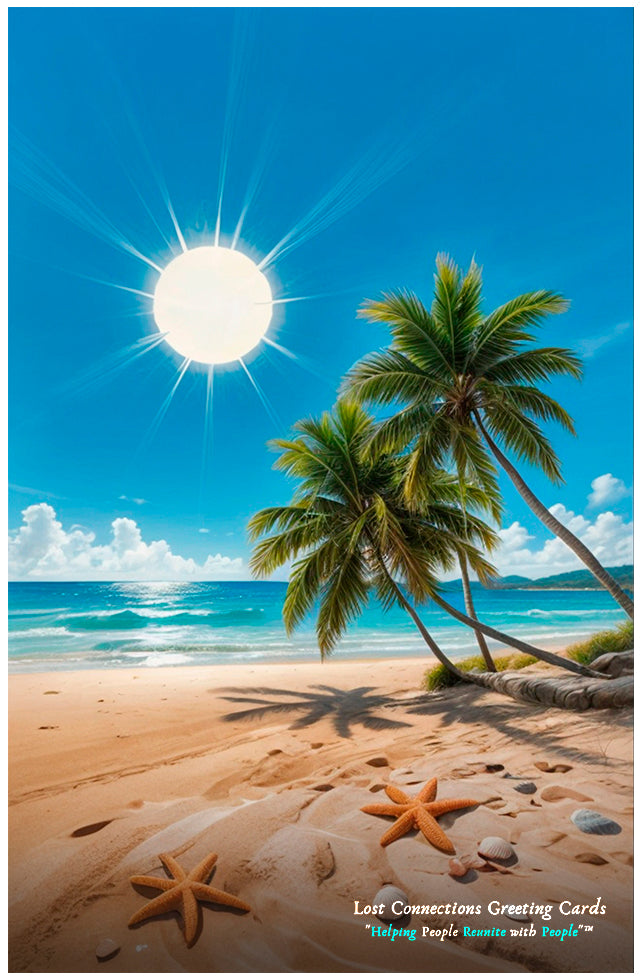 Greeting Card Illustration - The Beach